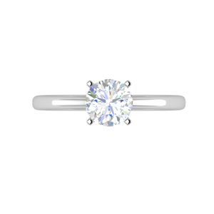 0.50 cts Solitaire Platinum Ring JL PT RS RD 137   Jewelove.US