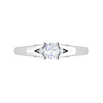 Load image into Gallery viewer, 0.20 cts Solitaire Diamond Platinum Ring for Women JL PT RV RD 121   Jewelove
