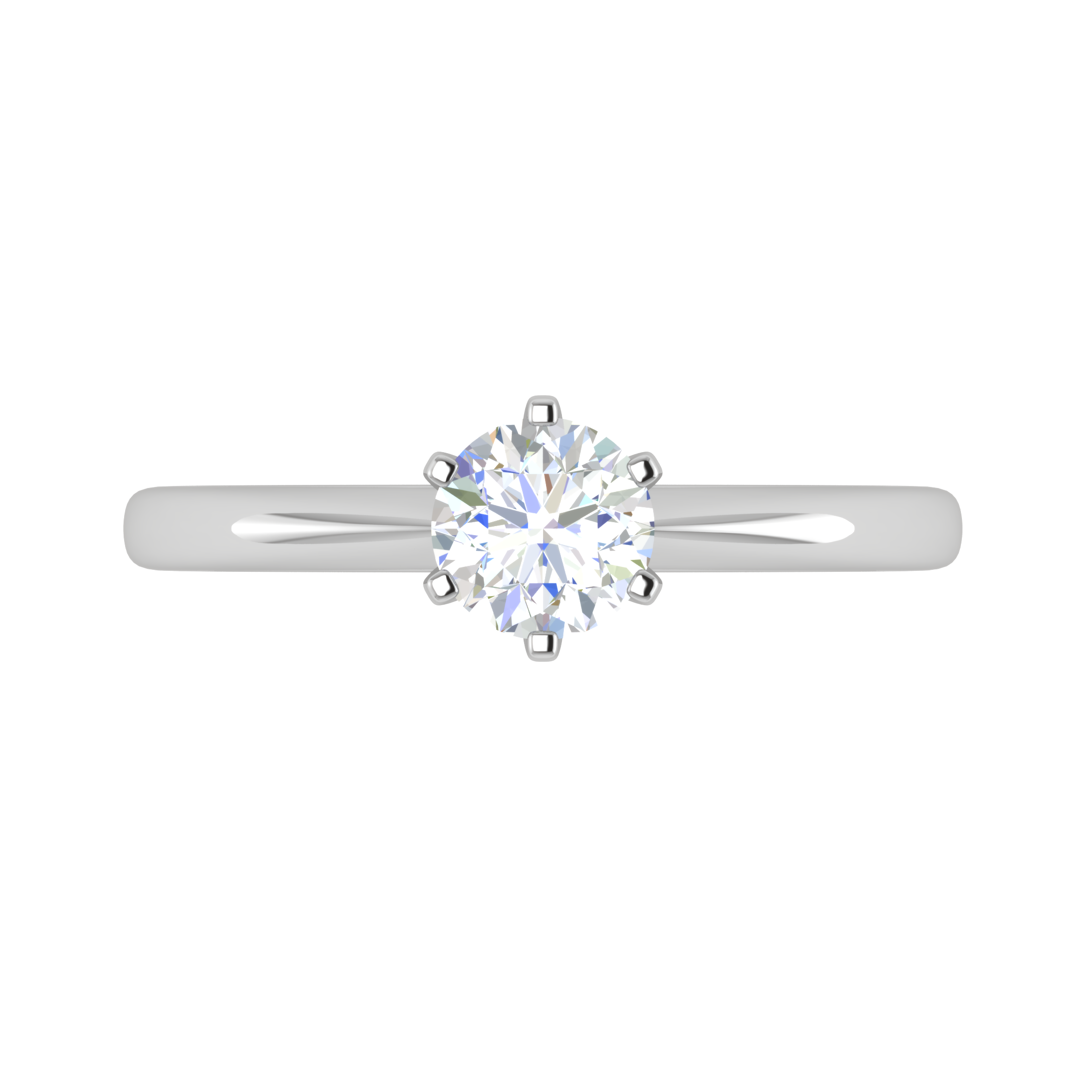 0.30 cts Solitaire Platinum Ring JL PT RS RD 178   Jewelove.US