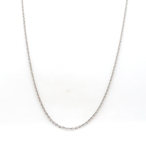 Thin Uni-sex Platinum Cable Chain JL PT CH 957