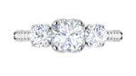 Load image into Gallery viewer, 1.00 cts Platinum Solitaire Diamond Shank Ring JL PT R3 RD 114  Default-Title Jewelove.US
