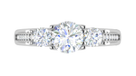 Load image into Gallery viewer, 1 Carat Solitaire Diamond Accents Platinum Ring JL PT R3 RD 139  Default-Title Jewelove.US
