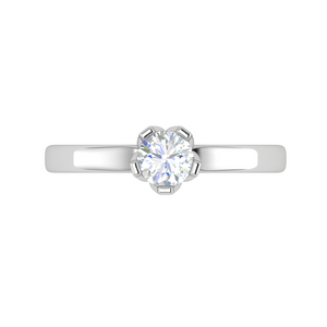 0.30 cts Solitaire Platinum Ring JL PT RS RD 107   Jewelove.US