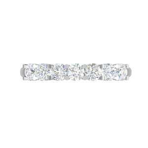 7 Diamond Platinum Ring for Women JL PT WB RD 112   Jewelove