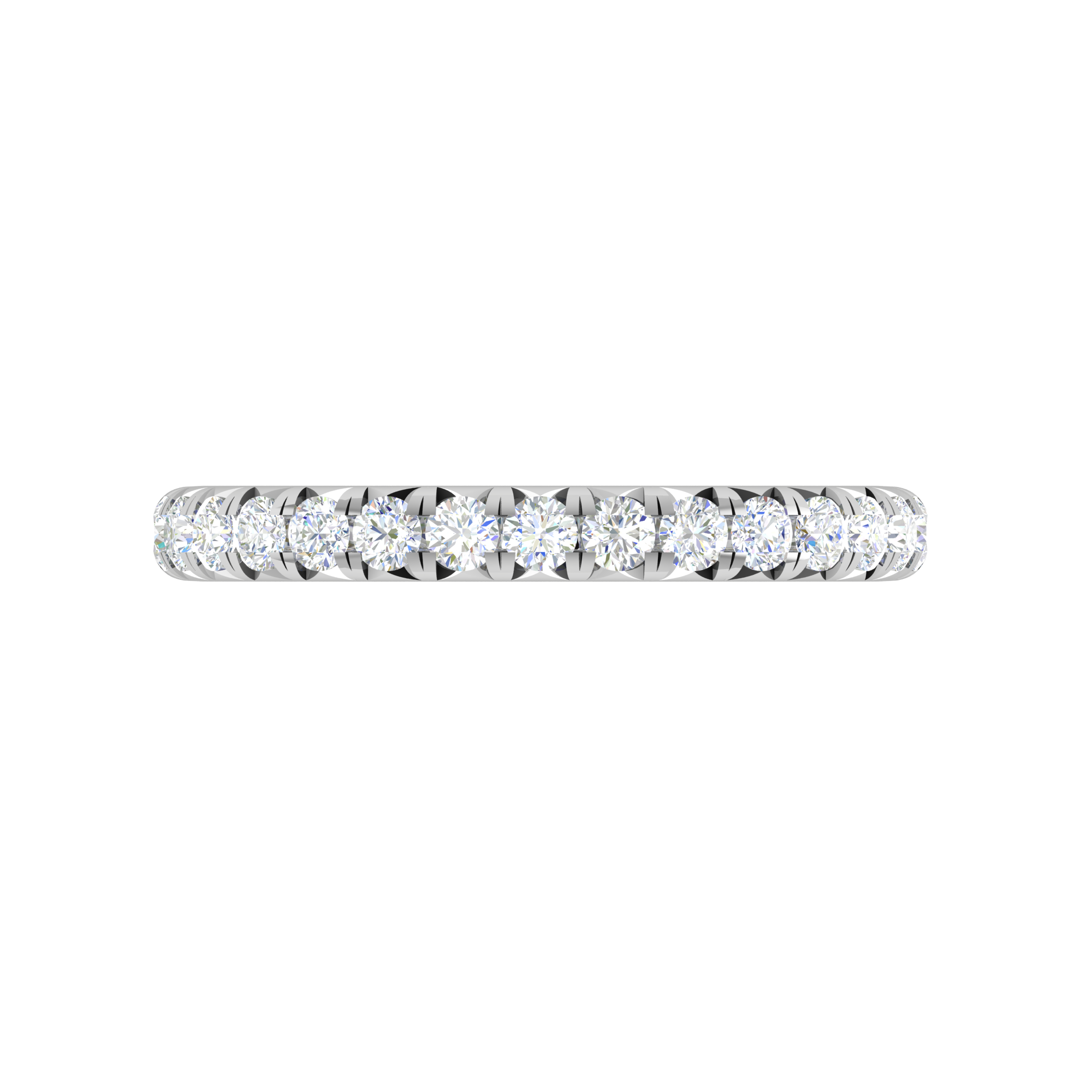 Platinum Ring With Diamonds for Women JL PT ET RD 105   Jewelove.US