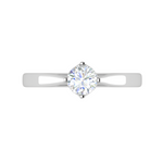 Load image into Gallery viewer, 0.30 cts Solitaire Platinum Ring for Women JL PT RS PR 163   Jewelove
