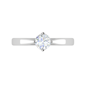 0.30 cts Solitaire Platinum Ring for Women JL PT RS PR 163   Jewelove
