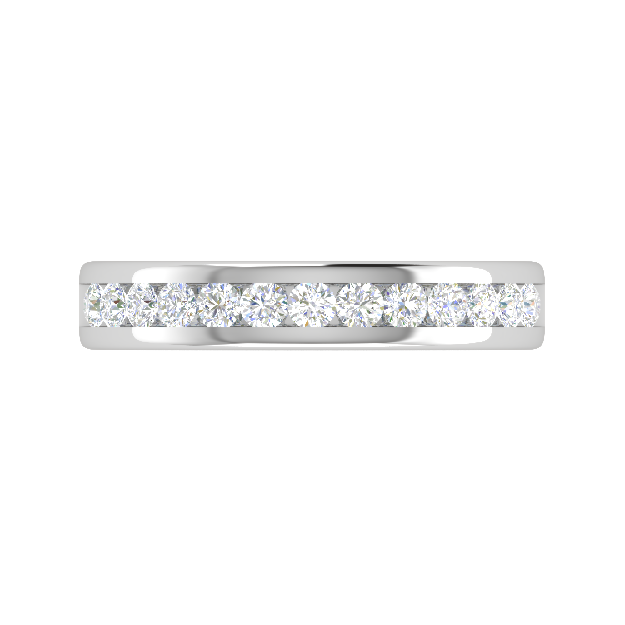 4 Pointer Platinum Diamond Ring for Women JL PT WB RD 157   Jewelove