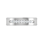 Load image into Gallery viewer, Platinum Unisex Ring with Diamonds JL PT MB RD 140   Jewelove.US
