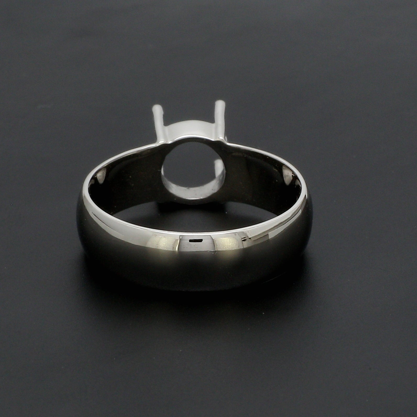 Platinum 4 Prong  Mounting Ring for Men JL PT 1220-M   Jewelove.US