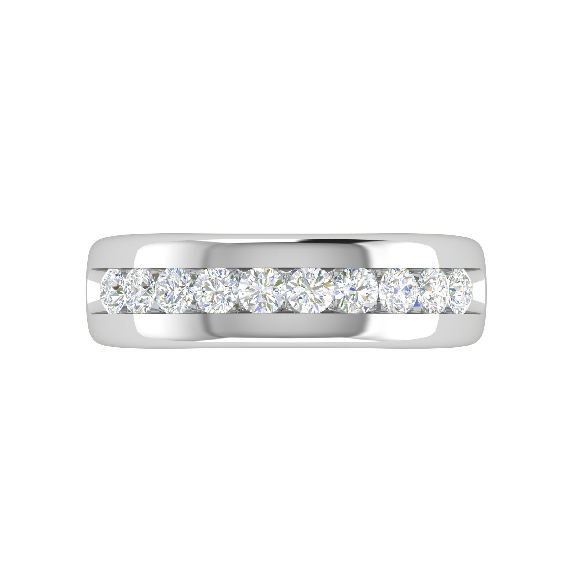 Platinum Ring with Diamonds for Women JL PT MB RD 100   Jewelove.US