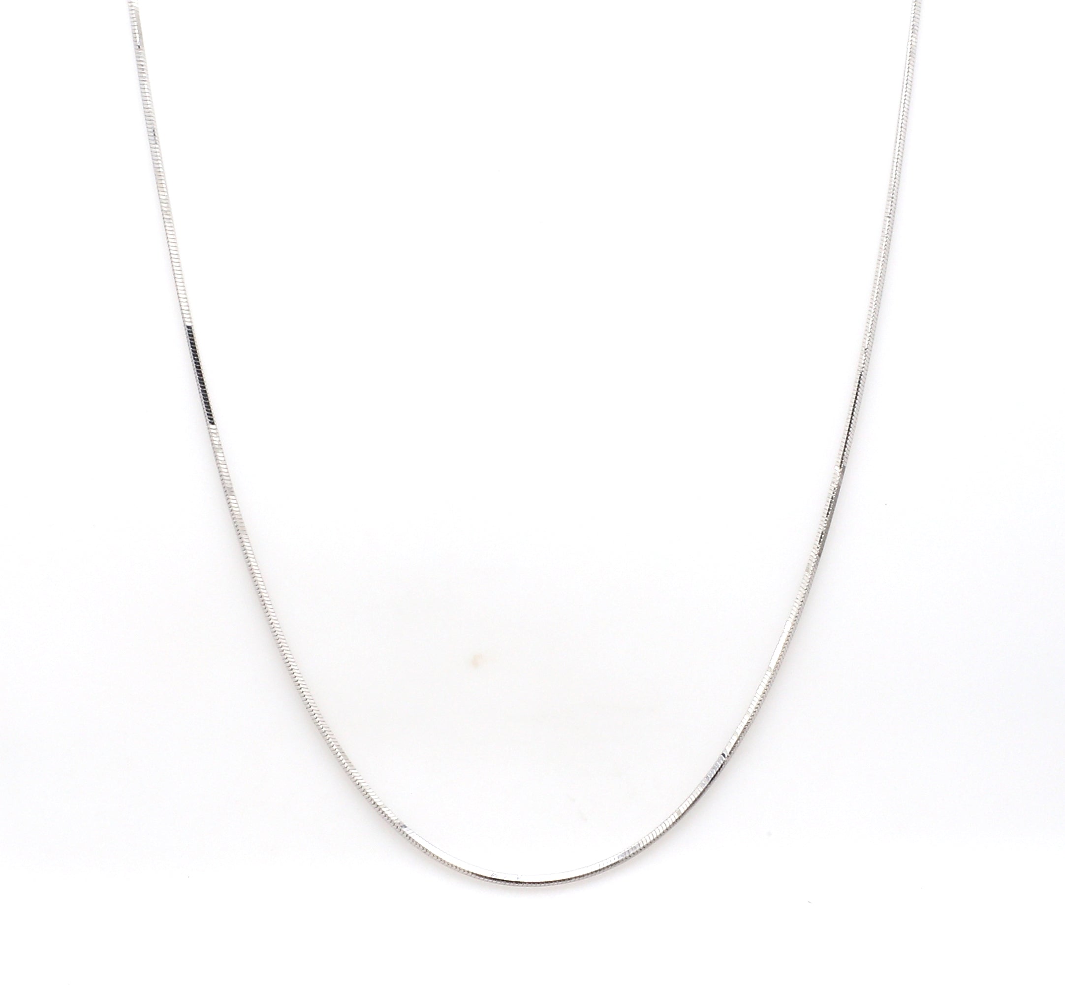Thin Dazzling Shiny Platinum Chain JL PT 747 - Thin