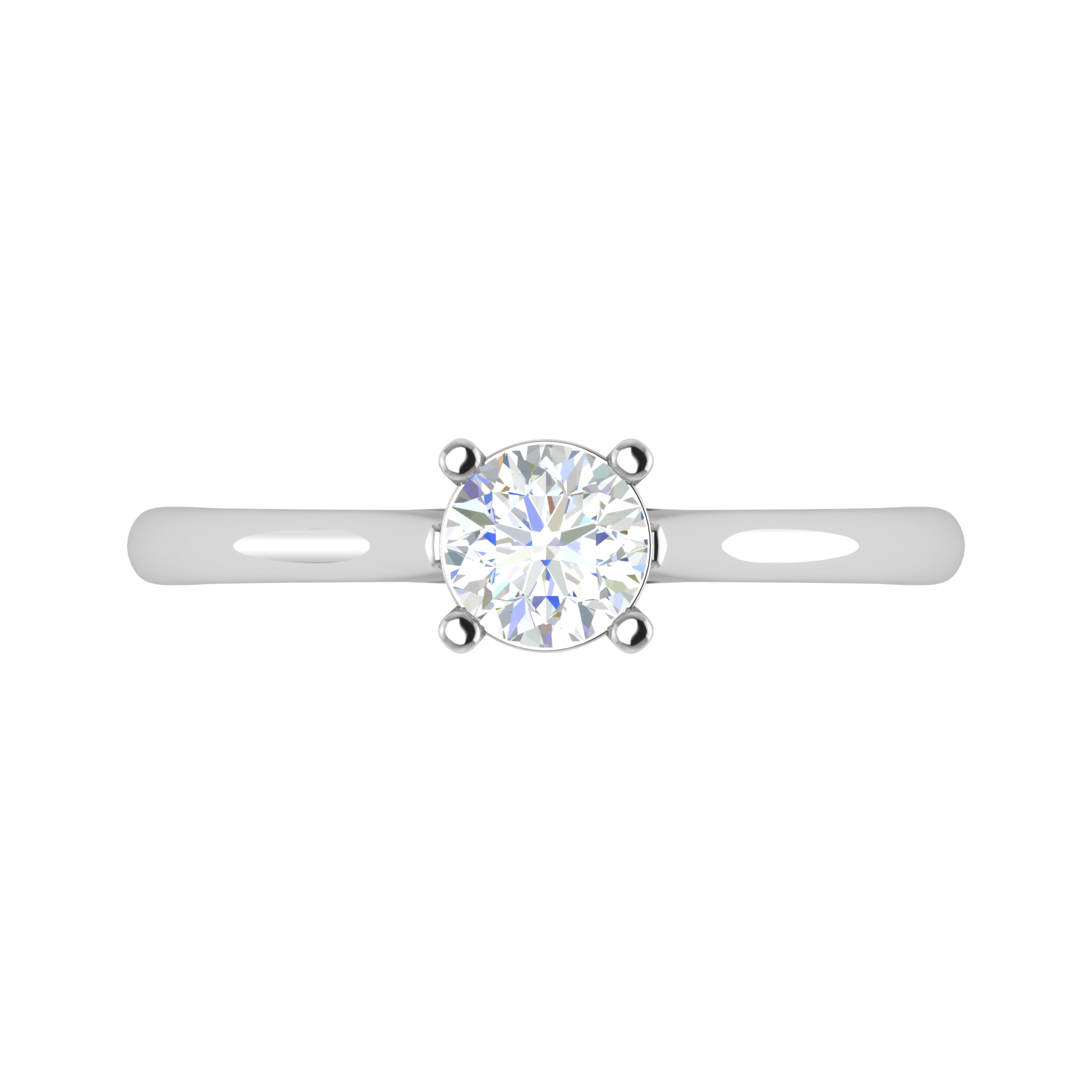 0.30 cts Solitaire Platinum Ring JL PT RS RD 183   Jewelove.US