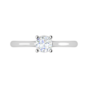 0.30 cts Solitaire Platinum Ring JL PT RS RD 183   Jewelove.US