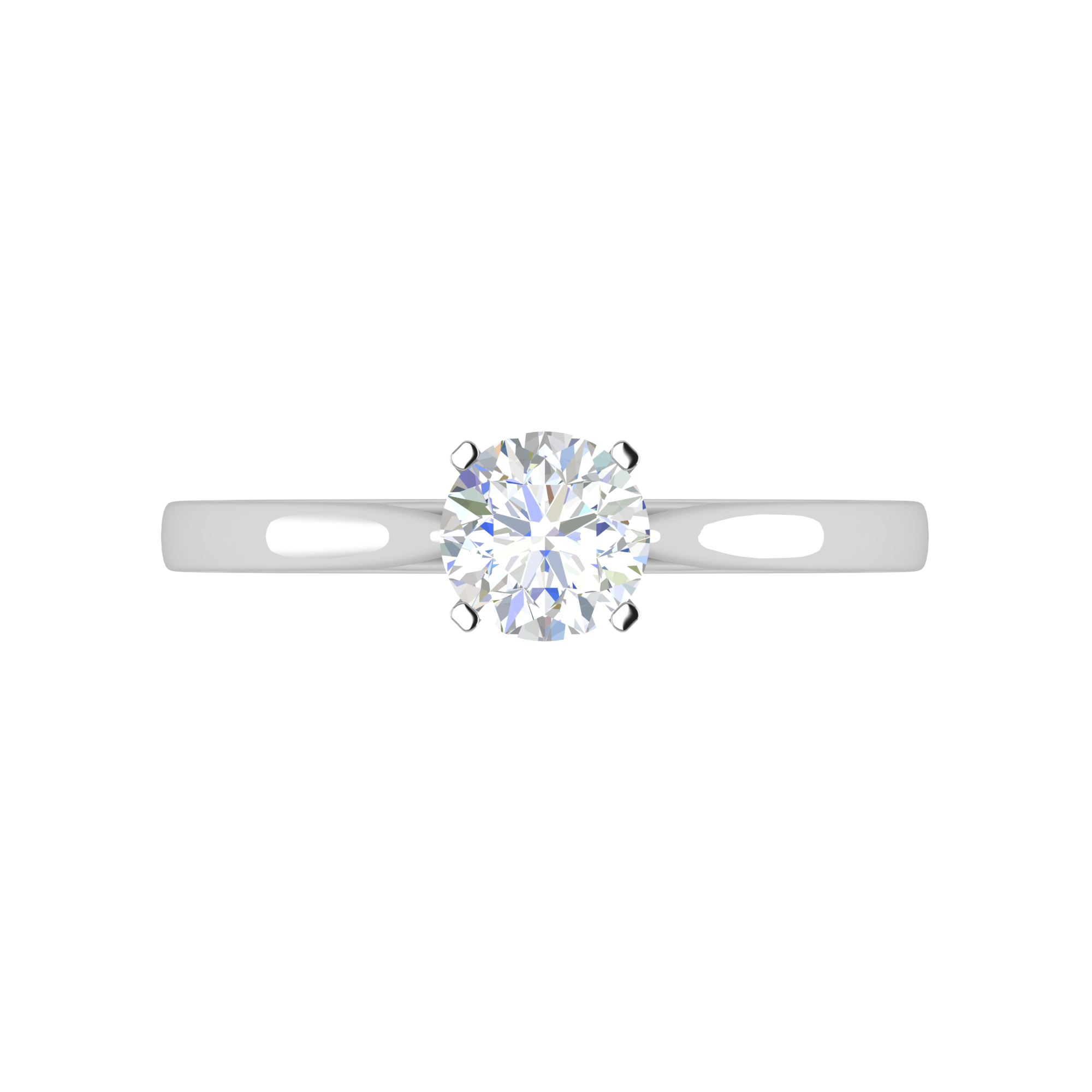 0.30 cts Solitaire Platinum Ring JL PT RS RD 170   Jewelove.US