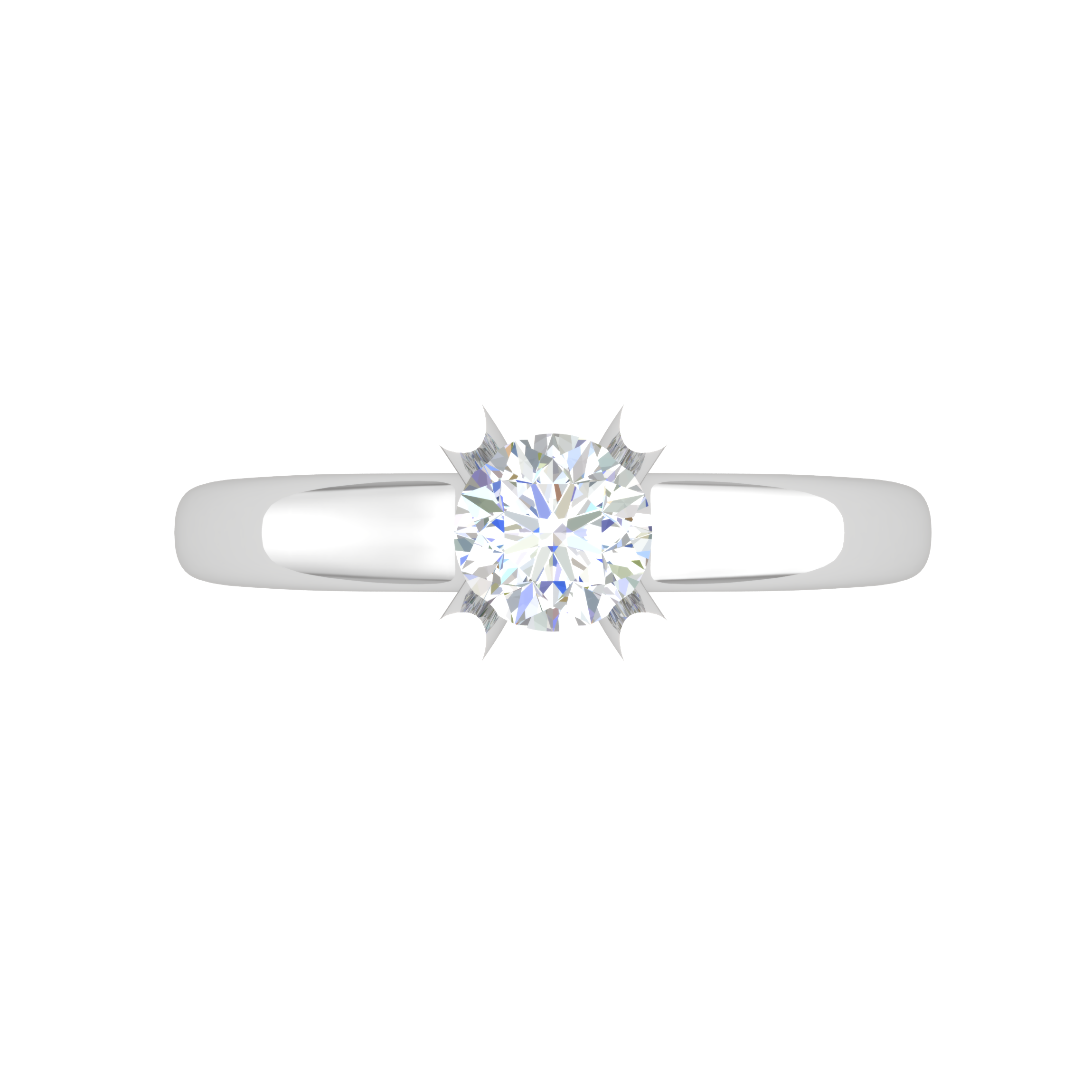 0.30 cts Solitaire Platinum Ring JL PT RS RD 188   Jewelove.US