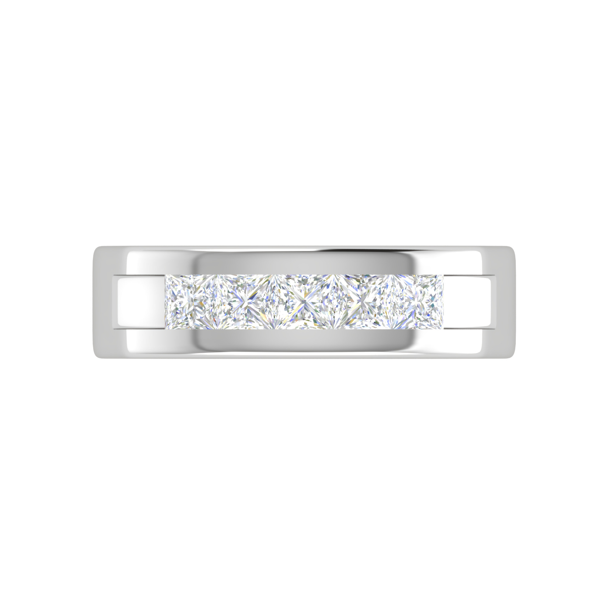 Platinum Unisex Ring with Diamonds JL PT MB PR 139   Jewelove.US