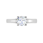 Load image into Gallery viewer, 0.30 cts Solitaire Platinum Ring for Women JL PT RS PR 136   Jewelove

