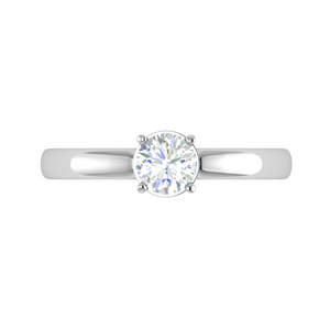 0.50 cts Solitaire Platinum Ring JL PT RS RD 111   Jewelove.US