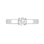 Load image into Gallery viewer, 0.30 cts Solitaire Diamond Platinum Ring JL PT RH RD 189   Jewelove.US
