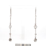 Load image into Gallery viewer, Japanese Platinum Earrings with Diamond Cutting for Women JL PT E 285   Jewelove.US
