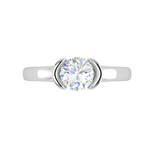 Load image into Gallery viewer, 0.50 cts Solitaire Platinum Ring JL PT RS RD 139   Jewelove.US
