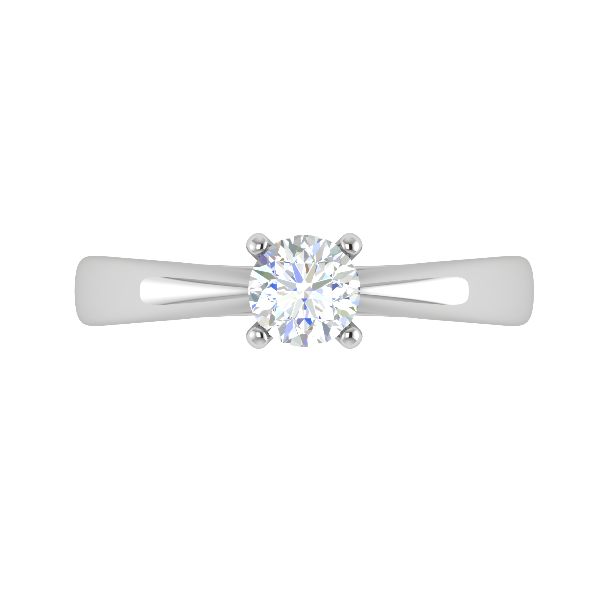 0.30 cts Solitaire Platinum Ring JL PT RS RD 117   Jewelove.US