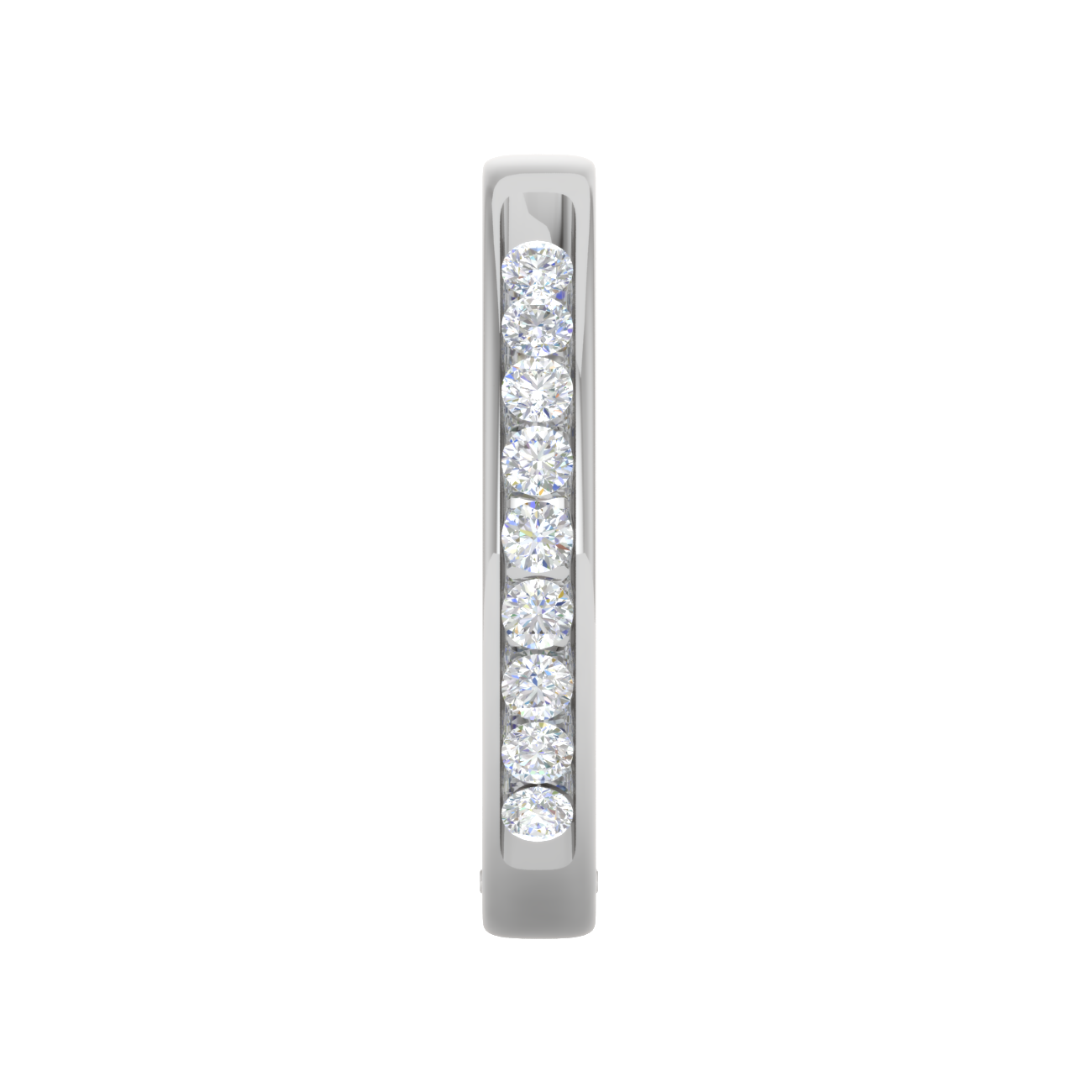 Platinum Diamond Earrings JL PT E DH RD 100   Jewelove.US