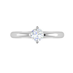 Load image into Gallery viewer, 0.30 cts Solitaire Platinum Ring JL PT RS RD 158   Jewelove.US
