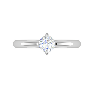 0.30 cts Solitaire Platinum Ring JL PT RS RD 158   Jewelove.US