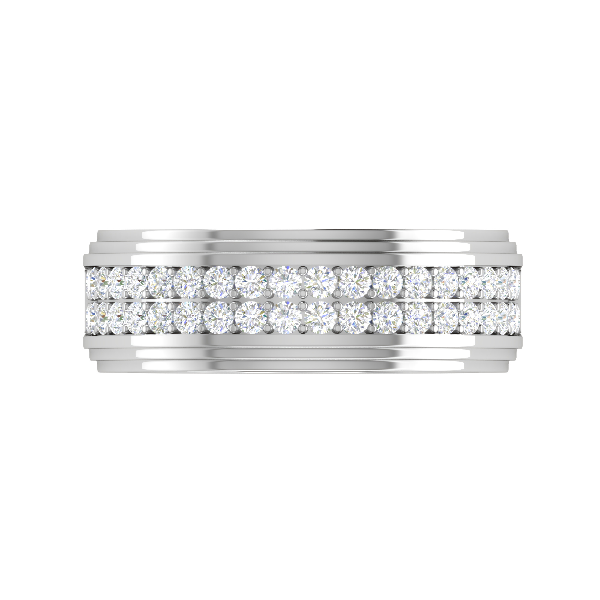 Platinum Ring with Diamonds for Women JL PT MB RD 109   Jewelove.US
