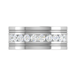 Load image into Gallery viewer, Platinum Ring with Diamonds for Men JL PT MB RD 143   Jewelove.US
