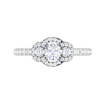 Load image into Gallery viewer, 0.30 cts Solitaire Diamond Shank Platinum Ring JL PT RP RD 116   Jewelove.US
