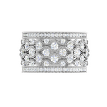 Load image into Gallery viewer, Designer Platinum Diamond Ring for Women JL PT WB6011W   Jewelove
