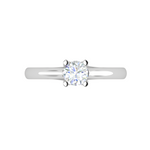 Load image into Gallery viewer, 0.30 cts Solitaire Platinum Ring JL PT RS RD 184   Jewelove.US
