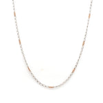 Load image into Gallery viewer, Thin Platinum &amp; Rose Gold Chain for Women JL PT CH 953   Jewelove.US
