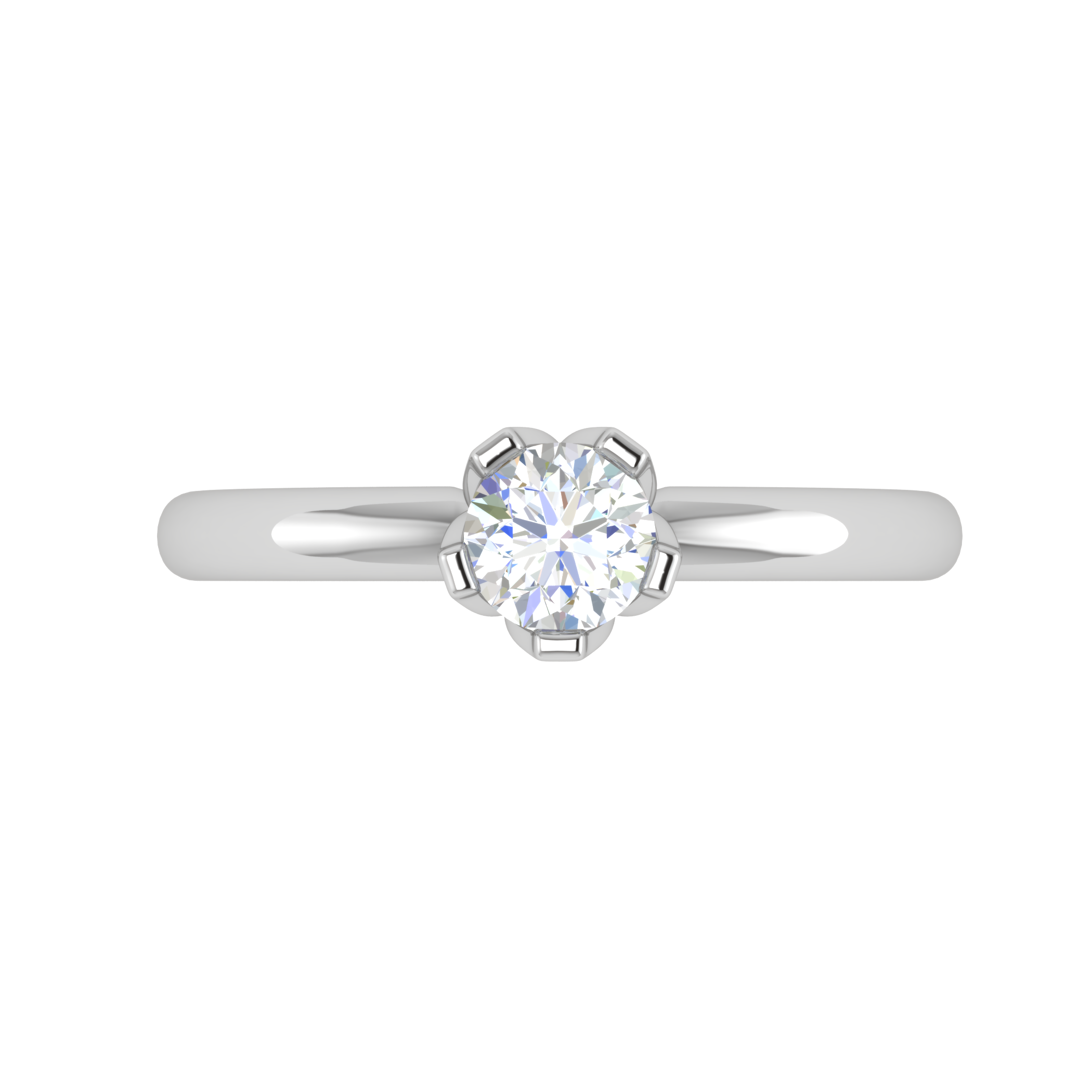 0.30 cts Solitaire Platinum Ring JL PT RS RD 109   Jewelove.US