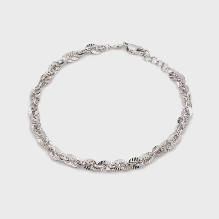 Designer Shiny Platinum Bracelet for Women JL PTB 661