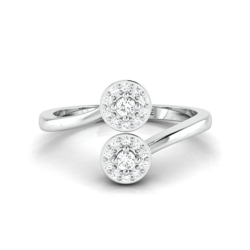 Designer Platinum Diamond Ring for Women JL PT 971   Jewelove.US