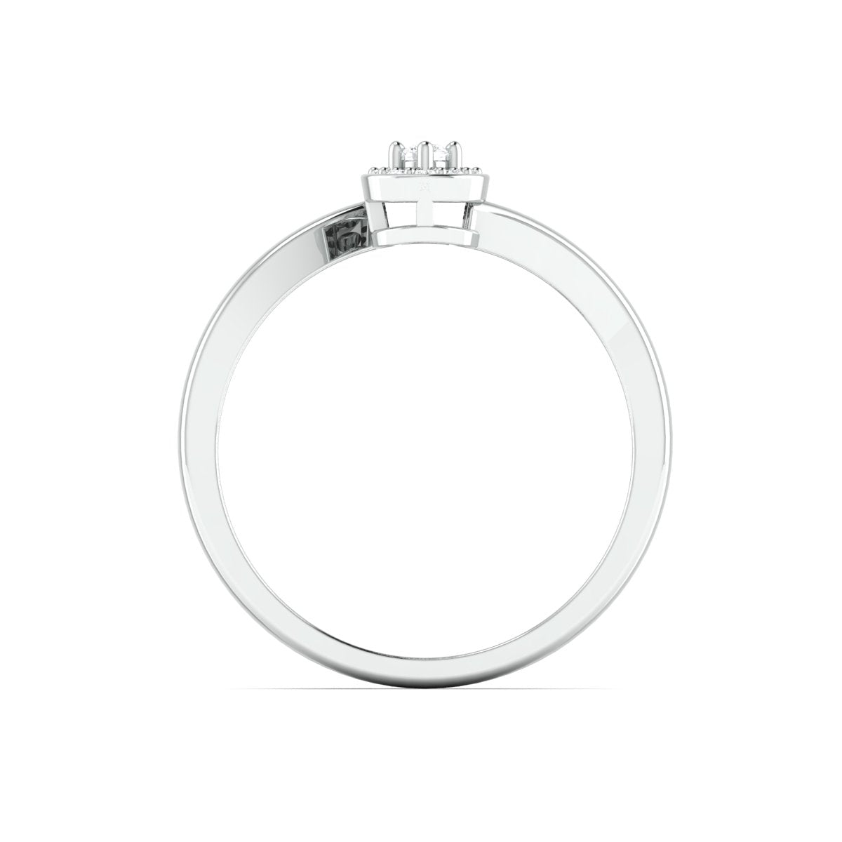 Designer Platinum Diamond Ring for Women JL PT 971