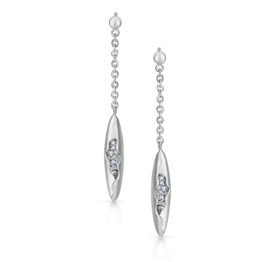 Evara Platinum Diamonds Earrings for Women JL PT E 184  VVS-GH Jewelove.US