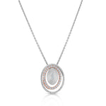 Load image into Gallery viewer, Evara Platinum Rose Gold Diamond Pendant for Women JL PT P 236  VVS-GH Jewelove

