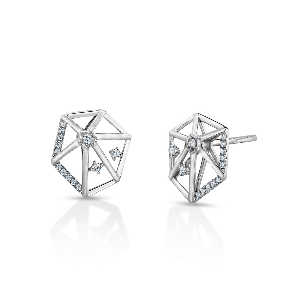 Evara Platinum Diamonds Earrings for Women JL PT E 233  VVS-GH Jewelove.US