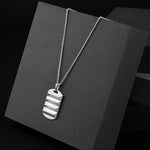 Load image into Gallery viewer, Men of Platinum | Elevated Curvature Diamond Pendant for Men JL PT P 194
