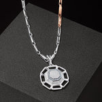 Load image into Gallery viewer, Men of Platinum | Geometrical Platinum Diamond Pendant for Men JL PT P 193   Jewelove.US
