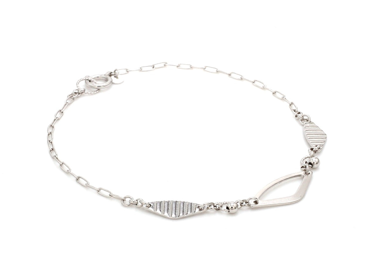Pave Disc Station Bracelet – Lindsey Leigh Jewelry