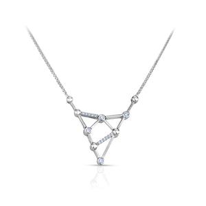 Evara Platinum Necklace with Diamonds for Women JL PT N 188   Jewelove.US