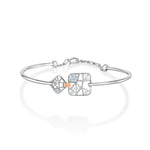 Load image into Gallery viewer, Platinum Evara | Rose Gold Diamonds Bracelet for Women JL PTB 827  VVS-GH Jewelove.US
