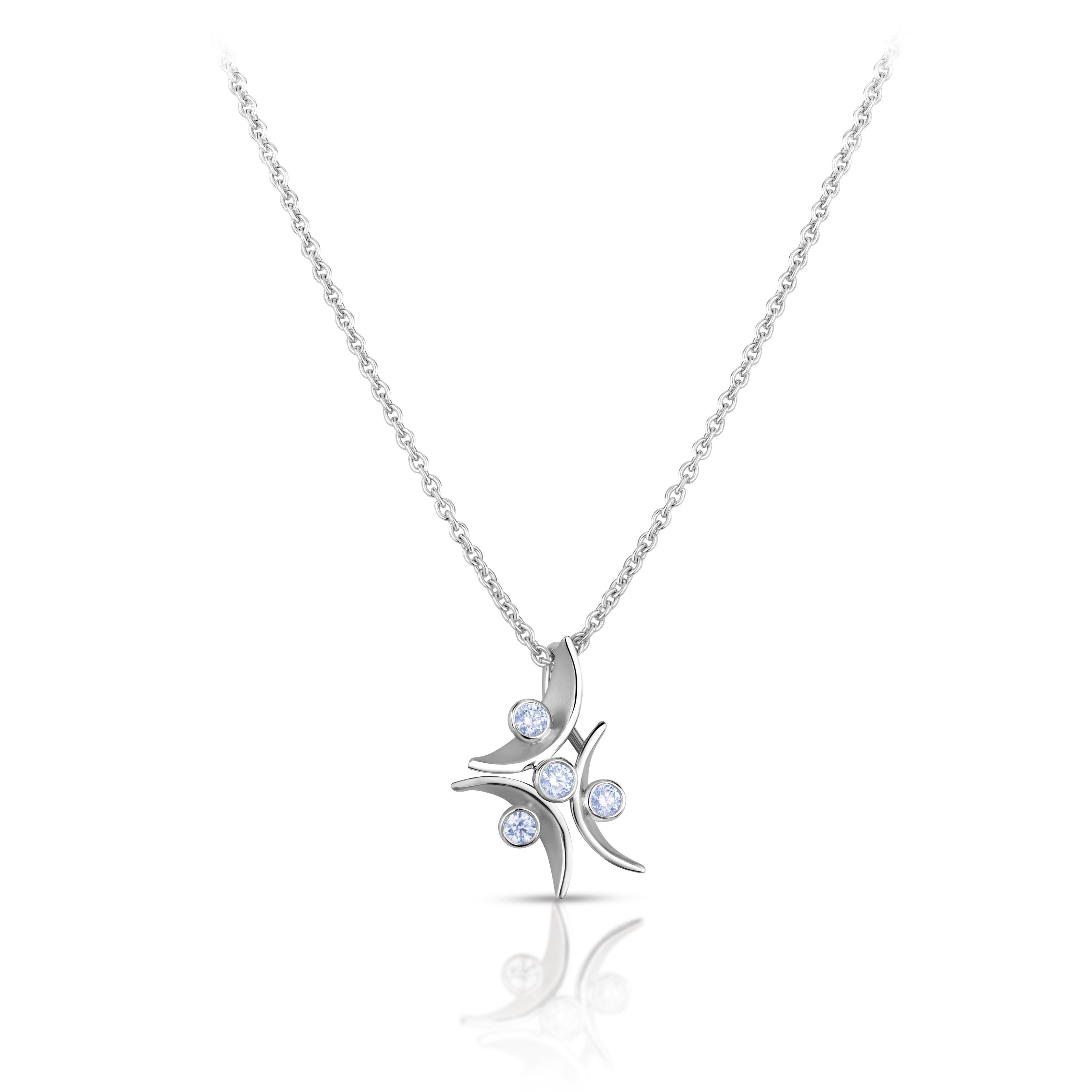 Evara Platinum Diamond Pendant for Women JL PT P 272  VVS-GH Jewelove