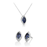 Load image into Gallery viewer, Platinum with Diamond Tanzanite Pendant Set for Women JL PT P E 270  Pendant-Set Jewelove.US
